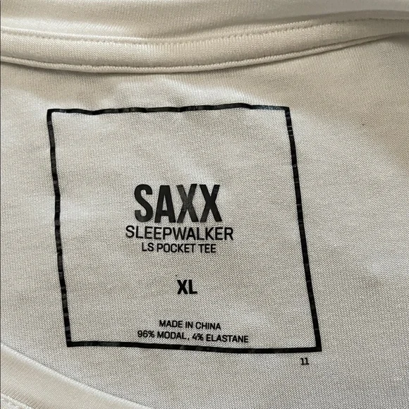 Saxx Sleepwalker LS Pocket Tee - Picture 6 of 8